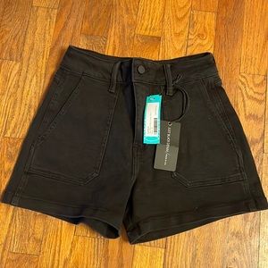 “Just black” brand denim shorts from Stitchfix